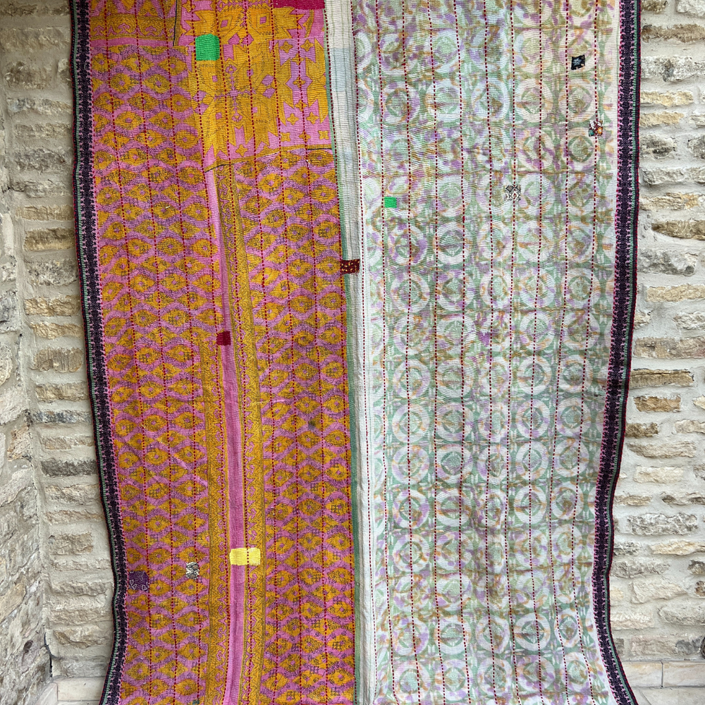 
                      
                        Heavyweight Kantha Quilt No. 009
                      
                    