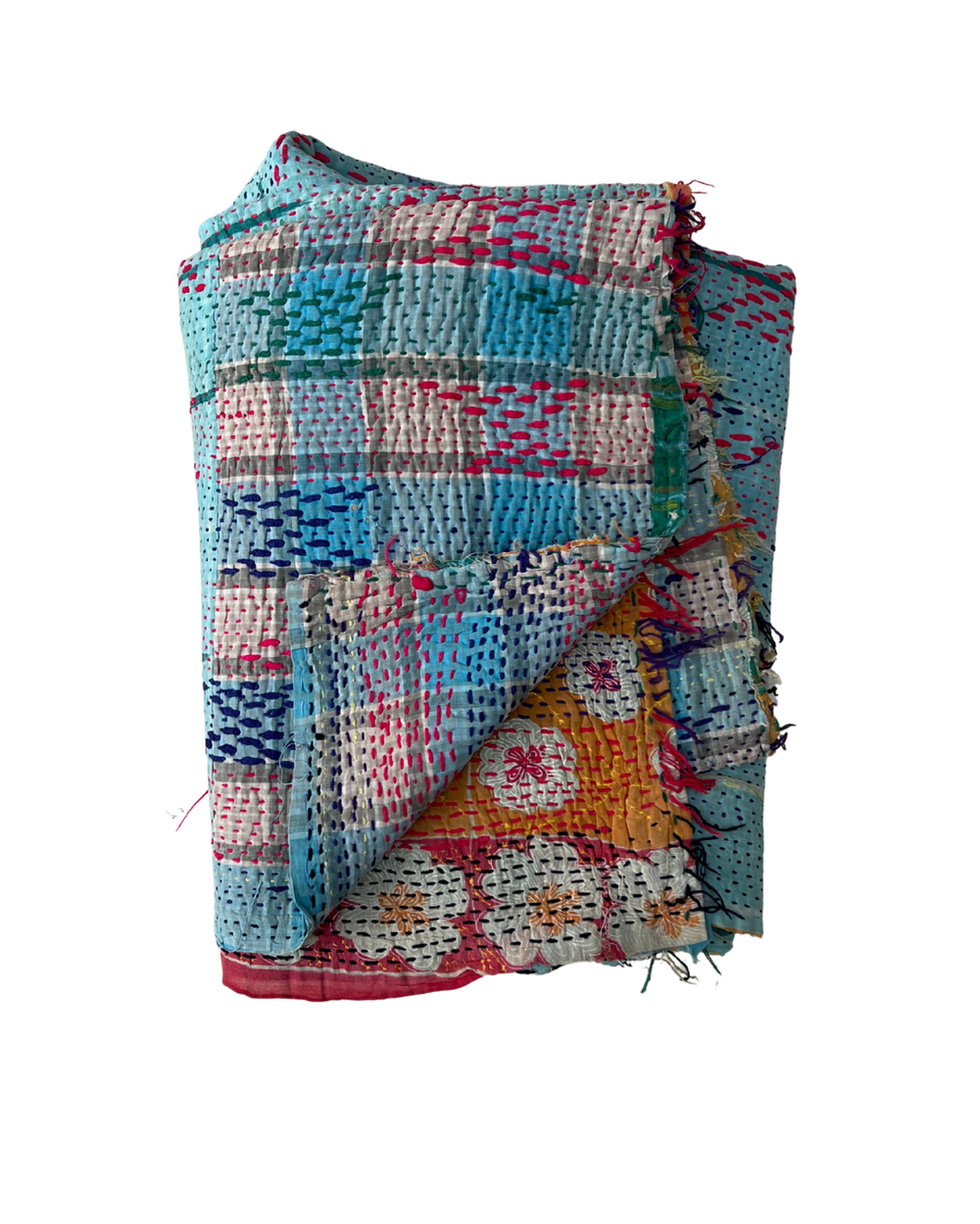 Midweight Kantha Quilt No. 046