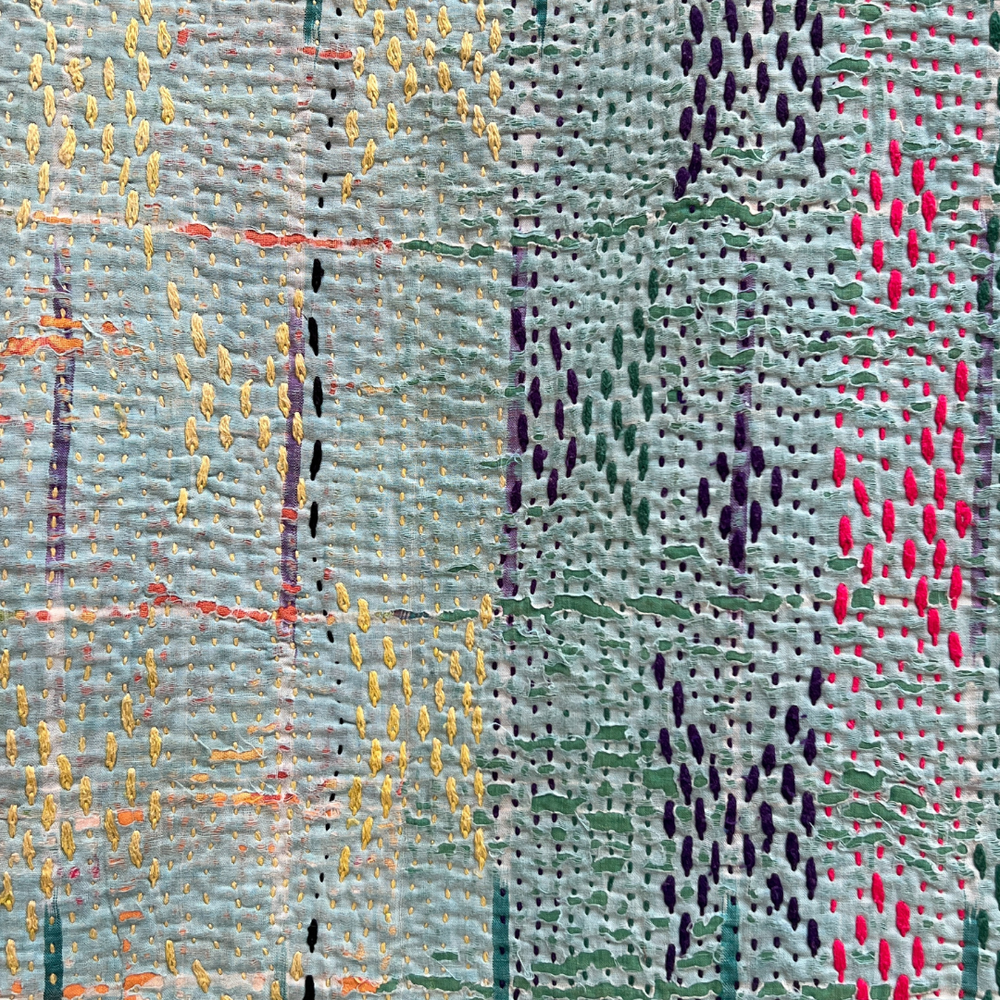 
                      
                        Midweight Kantha Quilt No. 046
                      
                    