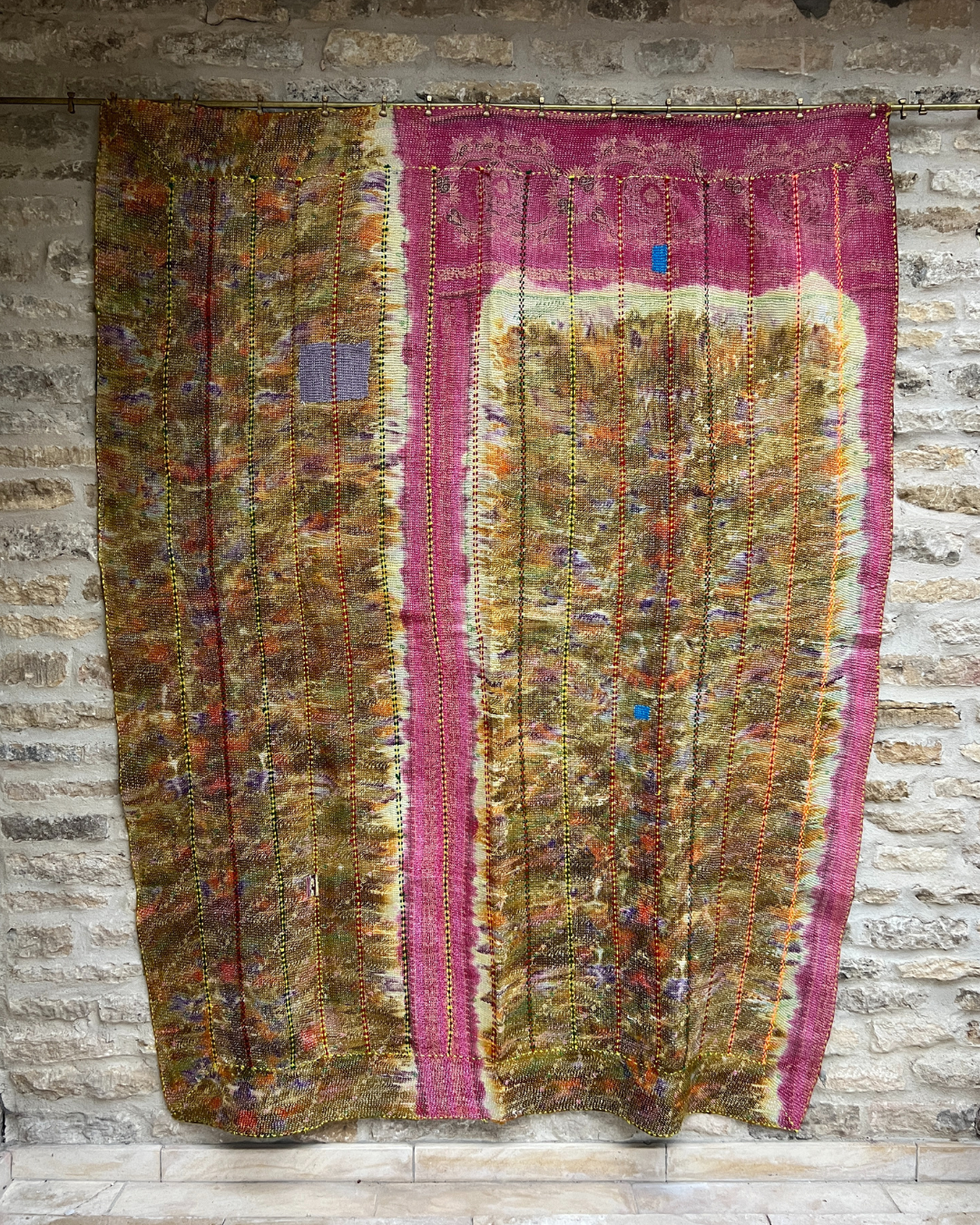 Heavyweight Kantha Quilt No. 010