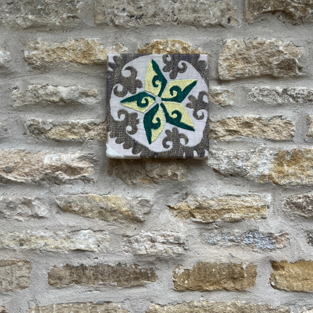 Mini Suzani Wall Art No. 09